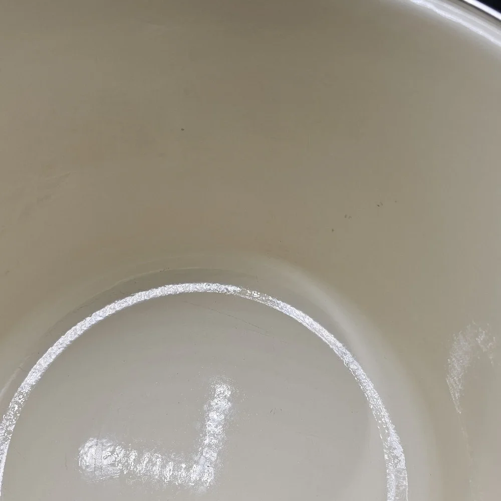 Megaware Cream 9 QT Enameled Stockpot Sauce Pan Pot Gas Electric Induction Spain